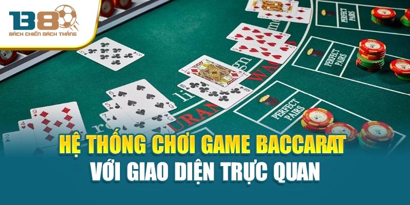 Hệ thống chơi game Baccarat với giao diện trực quan