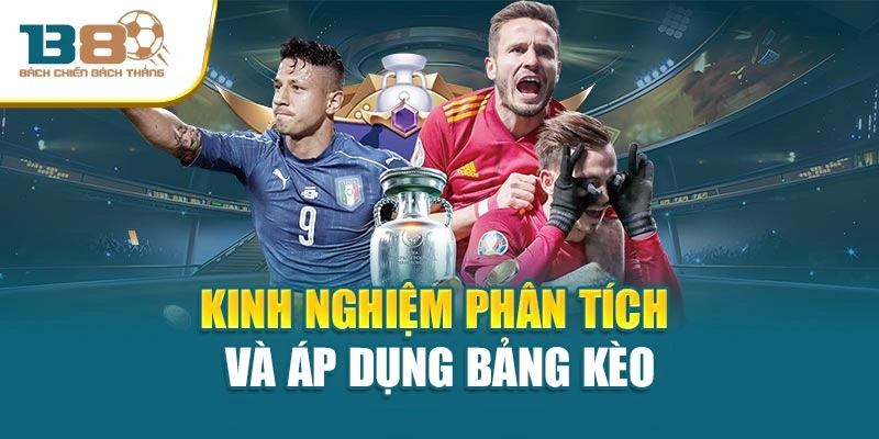 Kinh nghiệm phân tích và áp dụng bảng kèo